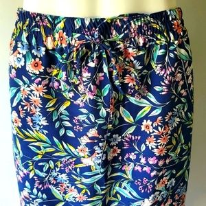 Talbots Floral Midi Skirt Size 12